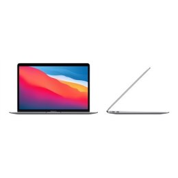 Apple MacBook Air Space Grey, 13.3 ", IPS, 2560 x 1600, Apple M1, 8 GB, SSD 512 GB, Apple M1 8-core GPU, Without ODD, macOS, 802