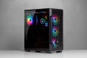 Corsair Airflow Tempered Glass Mid-Tower Smart Case iCUE 220T RGB Side window, Mid-Tower, Black, Power supply included No, Stee