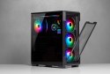 Corsair Airflow Tempered Glass Mid-Tower Smart Case iCUE 220T RGB Side window, Mid-Tower, Black, Power supply included No, Stee