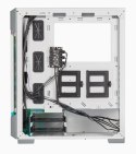 Corsair Airflow Tempered Glass Mid-Tower Smart Case iCUE 220T RGB Side window, Mid-Tower, White, Power supply included No, Stee