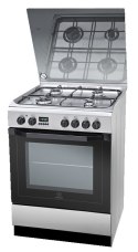 INDESIT Cooker I6GMH6AG(X)/U	 Hob type Gas, Oven type Electric, Inox, Width 60 cm, Grilling, Electronic, 59 L, Depth 60 cm