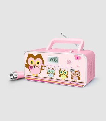 Muse | M-29KP | Przenośny radio odtwarzacz CD/MP3 z USB | 30 W | Różowy