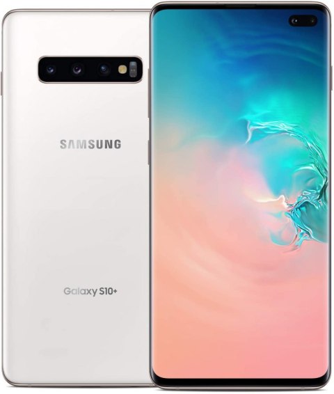 Samsung Galaxy S10+ G975F Prism White, 6.4 ", Dynamic AMOLED, 3040 x 1440, Exynos 9820, Internal RAM 8 GB, 128 GB, MicroSD, Dual