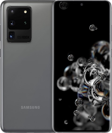 Samsung Galaxy S20 ULTRA 5G G988B Gray, 6.9 ", Dynamic AMOLED 2X, 1440 x 3200, Exynos 990, Internal RAM 12 GB, 128 GB, MicroSD,