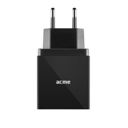 Acme Wall charger CH206 3 x USB Type-A, Black, DC 5 V, 3.4 A (17 W)
