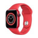 Apple Aluminium Case with Sport Band - Regular Series 6 GPS Smart watch, GPS (satellite), LTPO OLED Retina, Touchscreen, Heart r
