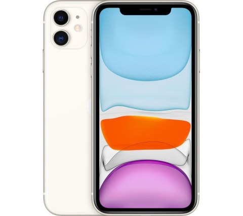 Apple iPhone 11 White, 6.1 ", IPS LCD, 828 x 1792 pixels, Hexa-core, Internal RAM 4 GB, 256 GB, Single SIM, Nano-SIM and eSIM, 3