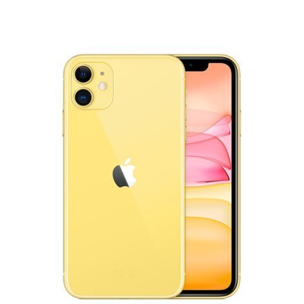 Apple iPhone 11 Yellow, 6.1 ", IPS LCD, 828 x 1792 pixels, Hexa-core, Internal RAM 4 GB, 128 GB, Single SIM, Nano-SIM and eSIM,