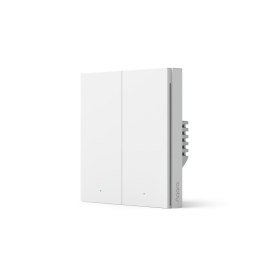 Aqara Smart wall switch H1 (with neutral, double rocker) WS-EUK04	 White