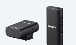 Sony | Bezprzewodowy mikrofon Bluetooth | ECM-W2BT | Wielokierunkowy; Wyraźna, cyfrowa transmisja bez użycia kabli; Wysokiej jak