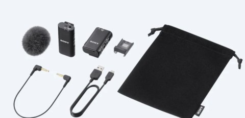 Sony | Bezprzewodowy mikrofon Bluetooth | ECM-W2BT | Wielokierunkowy; Wyraźna, cyfrowa transmisja bez użycia kabli; Wysokiej jak