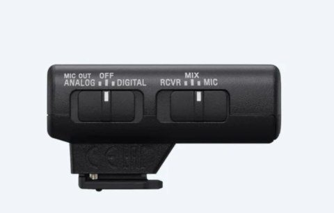 Sony | Bezprzewodowy mikrofon Bluetooth | ECM-W2BT | Wielokierunkowy; Wyraźna, cyfrowa transmisja bez użycia kabli; Wysokiej jak