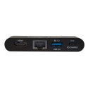 Tripp Lite USB-C Dock U444-T6N-H4GUBC Single Display/1xHDMI/up to 1x4K/1xUSB 3.2/RJ45/support PD 100W/Black/Power Supply not inc