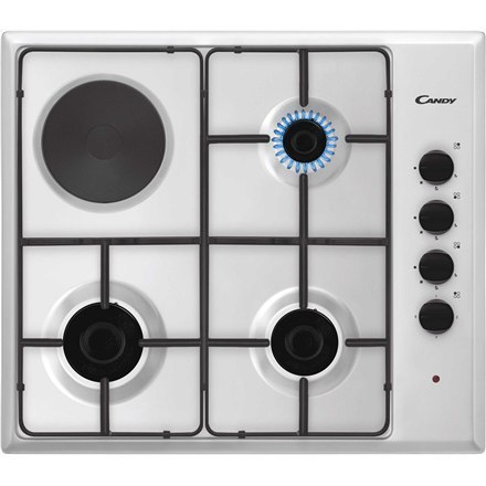 Candy Hob CMG3H1X Gas, Number of burners/cooking zones 4, Mechanical, Stainless steel