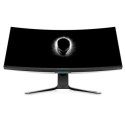 Dell Alienware Curved Gaming Monitor AW3821DW 37.52 ", IPS, WQHD+, 1 ms, 450 cd/m², Silver