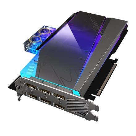 Gigabyte GV-N3080AORUSX WB-10GD NVIDIA, 10 GB, GeForce RTX 3080, GDDR6X, PCI-E 4.0 x 16, Processor frequency 1845 MHz, HDMI port