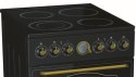Gorenje Cooker EC52CLB Hob type Vitroceramic, Oven type Electric, Black, Width 50 cm, Electronic ignition, Grilling, 70 L, Depth