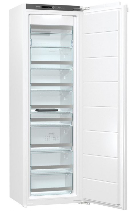 Gorenje Freezer FNI5182A1 A++, Upright, Built-in, Height 177.2 cm, Total net capacity 212 L, No Frost system, Display, White