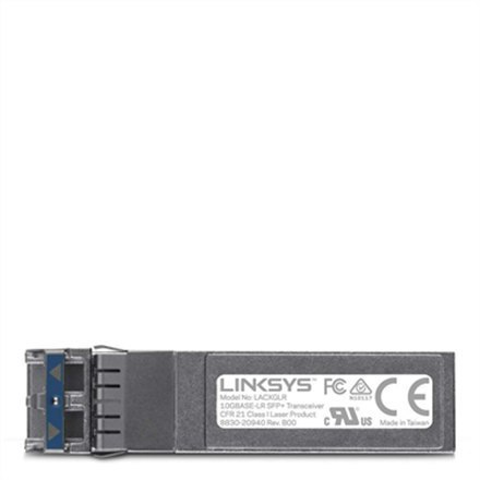 Linksys SFP+ Transceiver Module 10Gbase-LR LACXGLR Single-Mode Fiber, Single LC, 10/100/1000/10000 Mbit/s, Wavelength 1310 nm, M