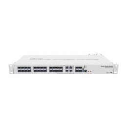 MikroTik | Cloud Router Switch CRS328-4C-20S-4S+RM | Porty SFP w ilości 20 | 12 miesięcy | Możliwość montażu w szafie | Porty 1 