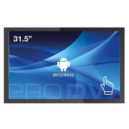 ProDVX Android Display APPC-32X 31.5 ", 250 cd/m², RK3288, Cortex A17, Quad Core, up to 2.0 GHz, 2GB DDR3 SDRAM, Wi-Fi, Touchscr