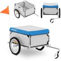 Przyczepka rowerowa towarowa składana z plandeką do 50 kg