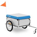 Przyczepka rowerowa towarowa składana z plandeką do 50 kg