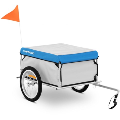 Przyczepka rowerowa towarowa składana z plandeką do 50 kg