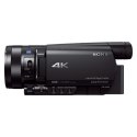 Sony FDR-AX100E 3840 x 2160 pixels, Digital zoom 160 x, Black, LCD, Image stabilizer, BIONZ X, Optical zoom 12 x, 8.89 ", HDMI