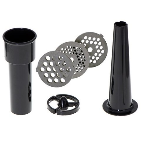 Adler | Maszynka do mielenia mięsa | AD 4811 | Czarny | 600 W | Liczba prędkości 1 | Wydajność (kg/min) 1,8 | 3 wymienne sitka: 