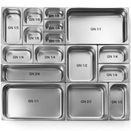 Pojemnik gastronomiczny do pieców GN 1/1 wys. 40 mm - Hendi 816011