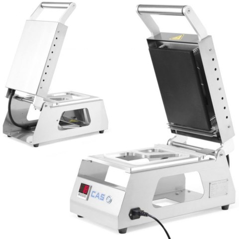 Zgrzewarka do tacek pojemników cateringowych na wynos 230 V 700 W - CAS 805343