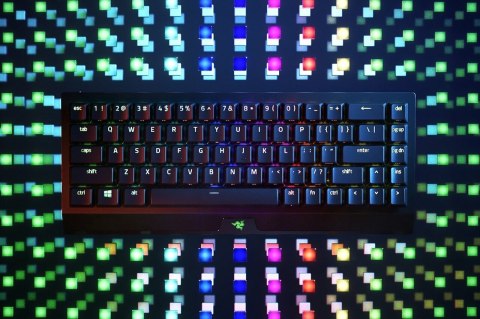 Razer | BlackWidow V3 Mini HyperSpeed | Mechaniczna klawiatura do gier | Podświetlenie LED RGB | RU | Bezprzewodowa | Czarna | B