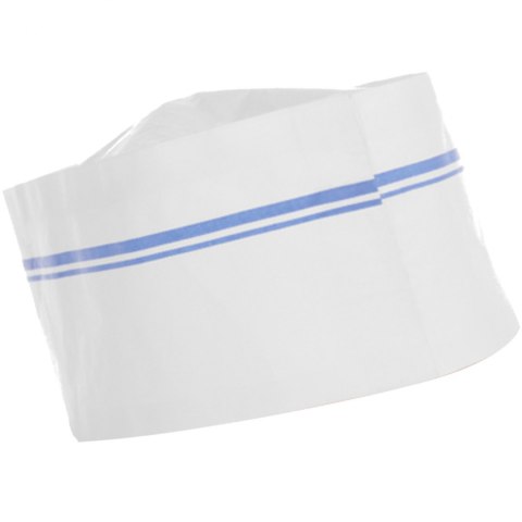 Furażerka czapka kucharska papierowa uniwersalna zestaw 100szt. - Hendi 560037