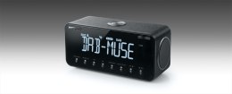 Muse | M-196 DBT | Funkcja alarmu | NFC | Wejście AUX | Czarny | Radio z budzikiem DAB+/FM i Bluetooth