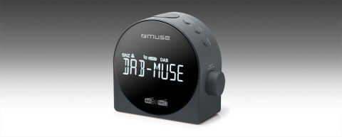Radio z budzikiem Muse M-185 CDB DAB/DAB+ DUAL, przenośne, czarne Muse | M-185 CDB | Funkcja budzika | Czarny