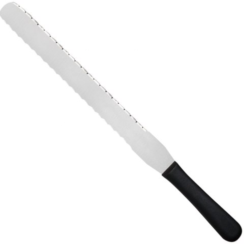 Nóż cukierniczy do ciasta ząbkowany z 2 stron 300 mm Creme - Hendi 840993