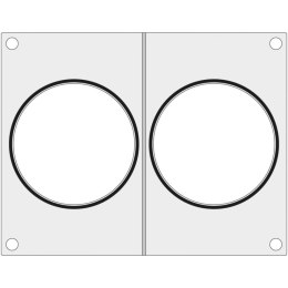 Matryca forma do zgrzewarek BOKAMA na dwa pojemniki na zupę śr. 115 mm - Hendi 805923