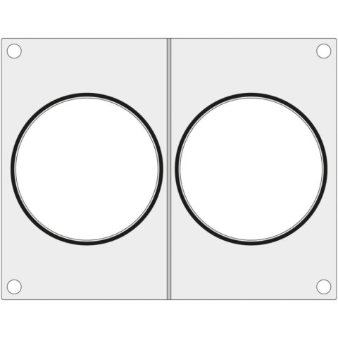 Matryca forma do zgrzewarek BOKAMA na dwa pojemniki na zupę śr. 115 mm - Hendi 805923