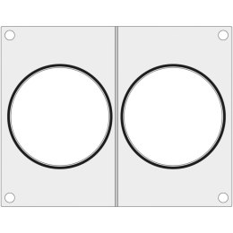 Matryca forma do zgrzewarki CAS CDS-01 na dwa pojemniki na zupę śr. 115 mm - Hendi 805367