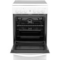 INDESIT | Kuchenka | IS5V8GMW/E | Typ płyty Vitroceramic | Typ piekarnika Electric | Biały | Szerokość 50 cm | Grillowanie | Głę