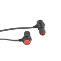 Aud Headphones Audictus Endorphine In-ear, In-ear/Ear-hook, Microphone, Built-in microphone, Black/Red, Wireless, Black/Red