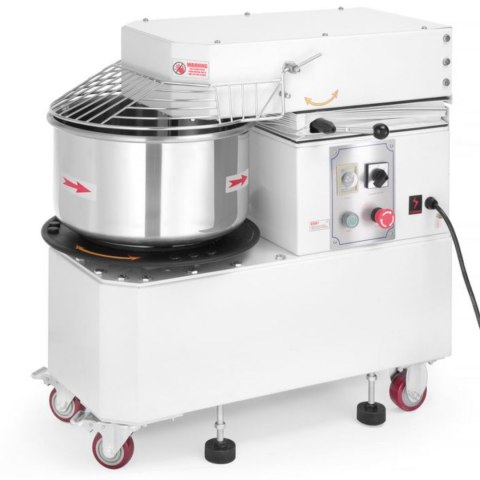 Miesiarka spiralna do ciasta z wyjmowaną dzieżą unoszoną głowicą 40 l 2200 W 400 V - Hendi 221877