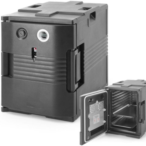 Pojemnik termoizolacyjny cateringowy z podgrzewaniem na pojemniki GN 1/1 200 W