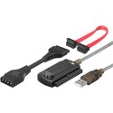 Goobay | Pamięć masowa / Kontroler USB2.0 | 2,5" | 3,5" | USB 2.0