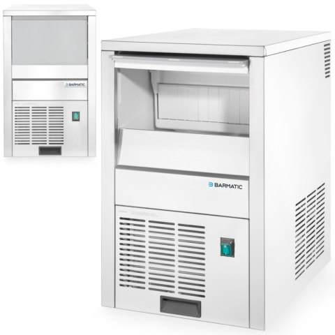 Kostkarka do lodu chłodzona powietrzem 20 kg / dzień 211 W - Hendi 270332