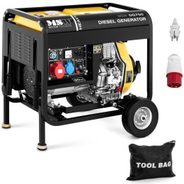 Agregat generator prądotwórczy diesel mobilny chłodzony powietrzem 230/400 V 4.4 kW 5.5 kVA 12.5 l