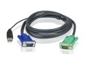Aten Kabel KVM 3M USB z 3 w 1 SPHD Aten | Kabel KVM 3M USB z 3 w 1 SPHD | 2L-5203U