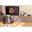 Odkurzacz kominkowy do popiołu mobilny nierdzewny z filtrem HEPA 1.2 kW 20 l