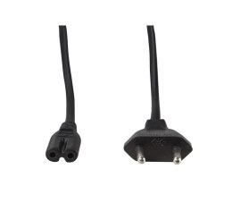 Logilink | Kabel zasilający | Zasilanie IEC 60320 C7 | Europlug (zasilanie CEE 7/16) | 1.8 m | Czarny